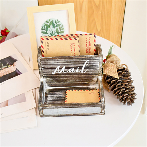Mail Organizer Countertop, Mail Holder Box